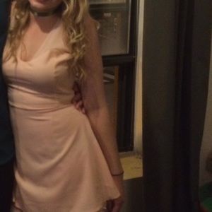 Tobi Medium Peach Mini Dress